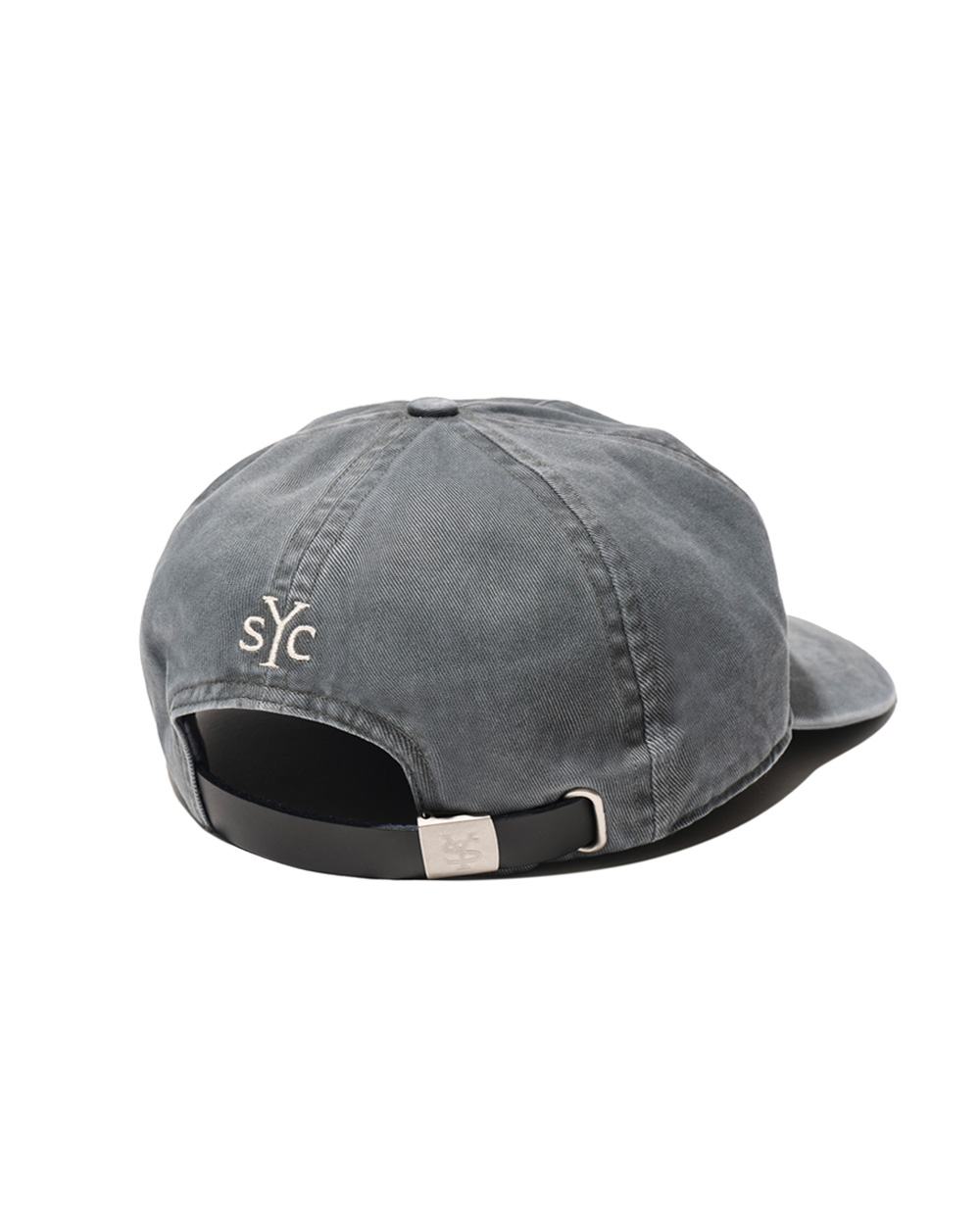 선데이세레머니 SY 로고 5패널 뉴코튼 캡 - 그레이쉬 블루(Sunday Ceremony Sy Logo 5 Panel New Cotton Cap - Grayish Blue) - 2