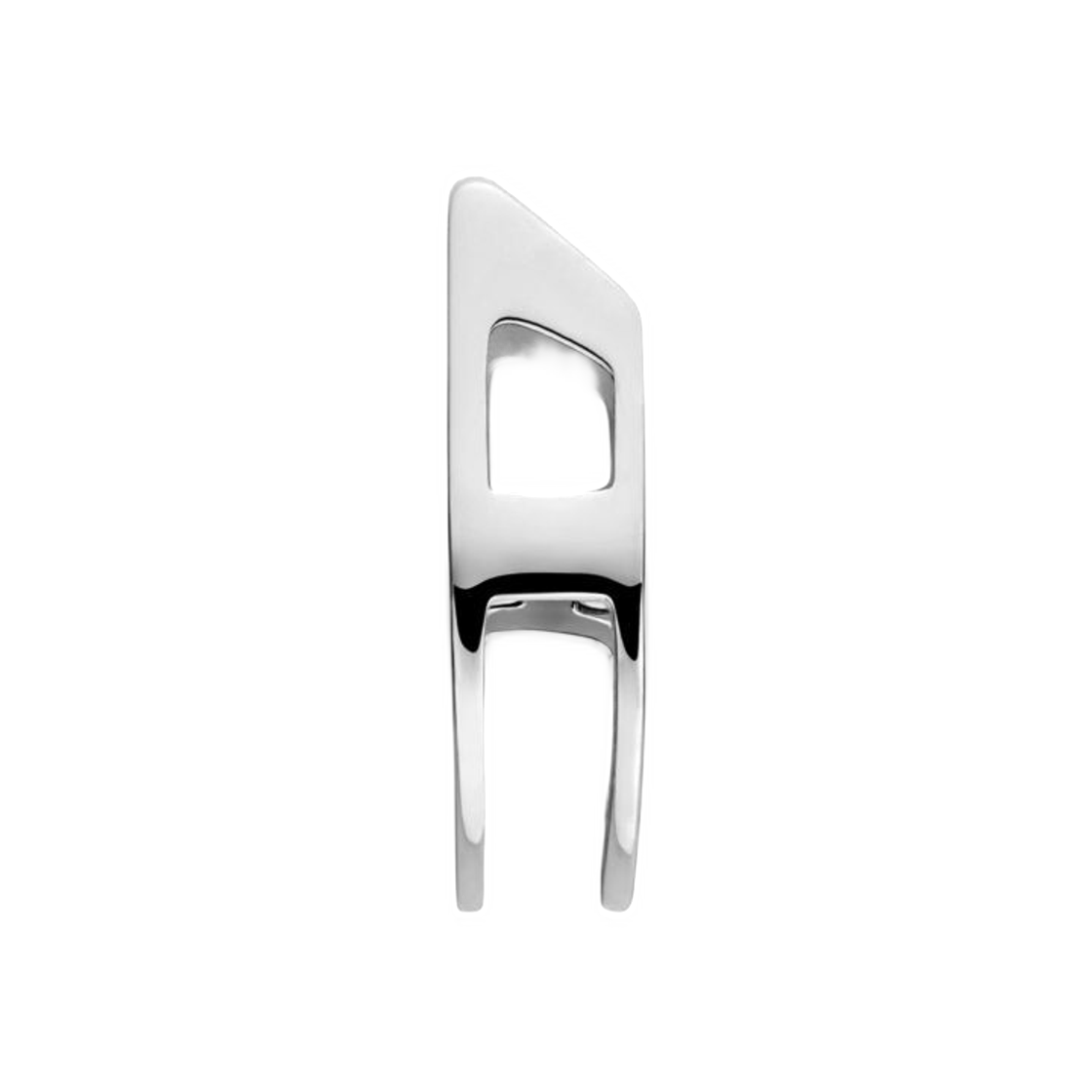 디젤 Dx167300DJW 스테인리스 스틸 후프 이어링 실버(Diesel Dx167300DJW Stainless Steel Hoop Earring Silver) - 2
