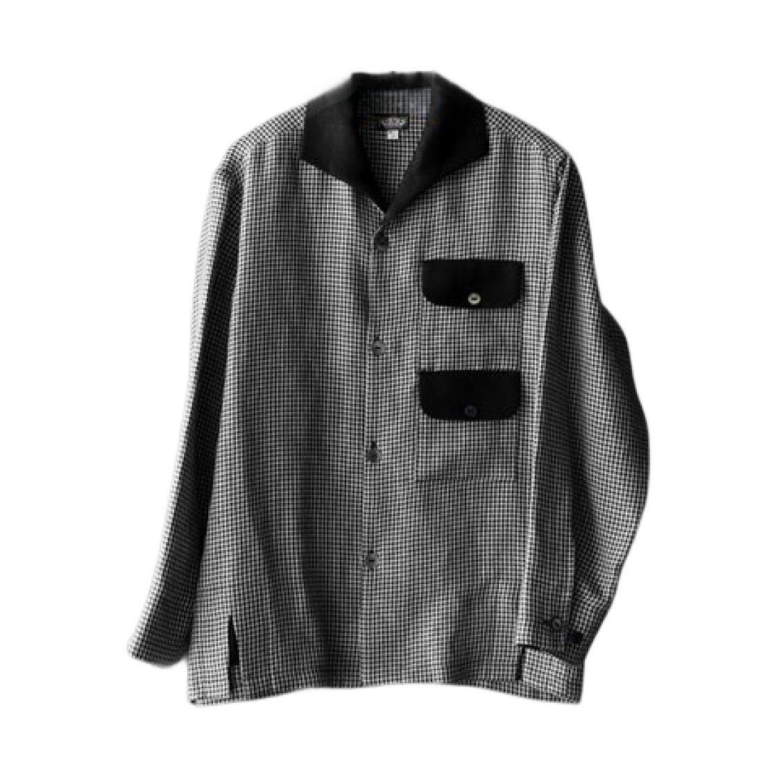 블랙 사인 이탈리안 칼라 2톤 지고로 자켓 하운드투스(Black Sign Italian Collar 2 Tone “GIGORO” Jacket Houndstooth)