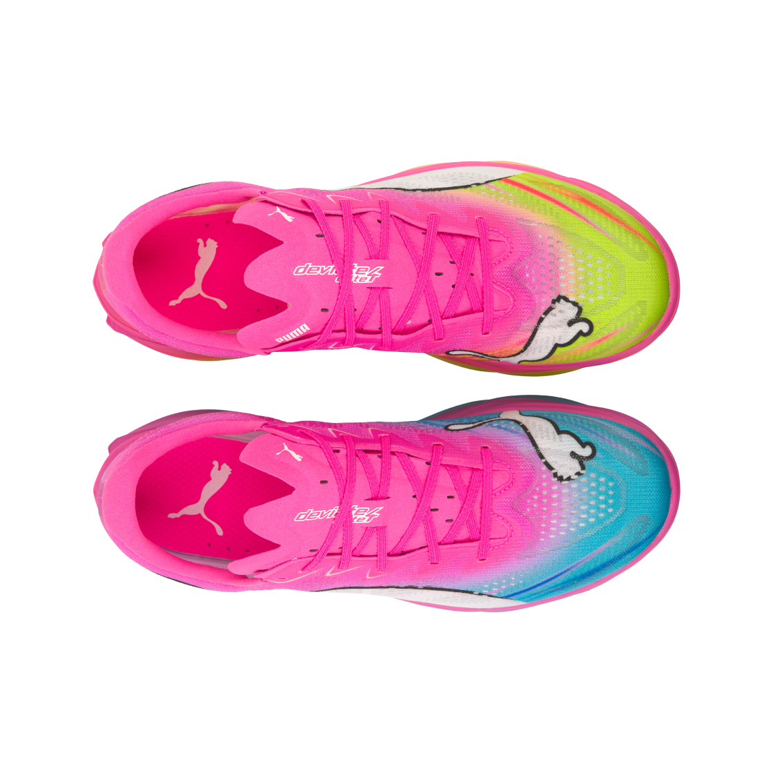 푸마 디비에이트 나이트로 엘리트 4 ST 포이즌 핑크 옐로우 얼러트(Puma Deviate Nitro Elite 4 ST Poison Pink Yellow Alert) - 5