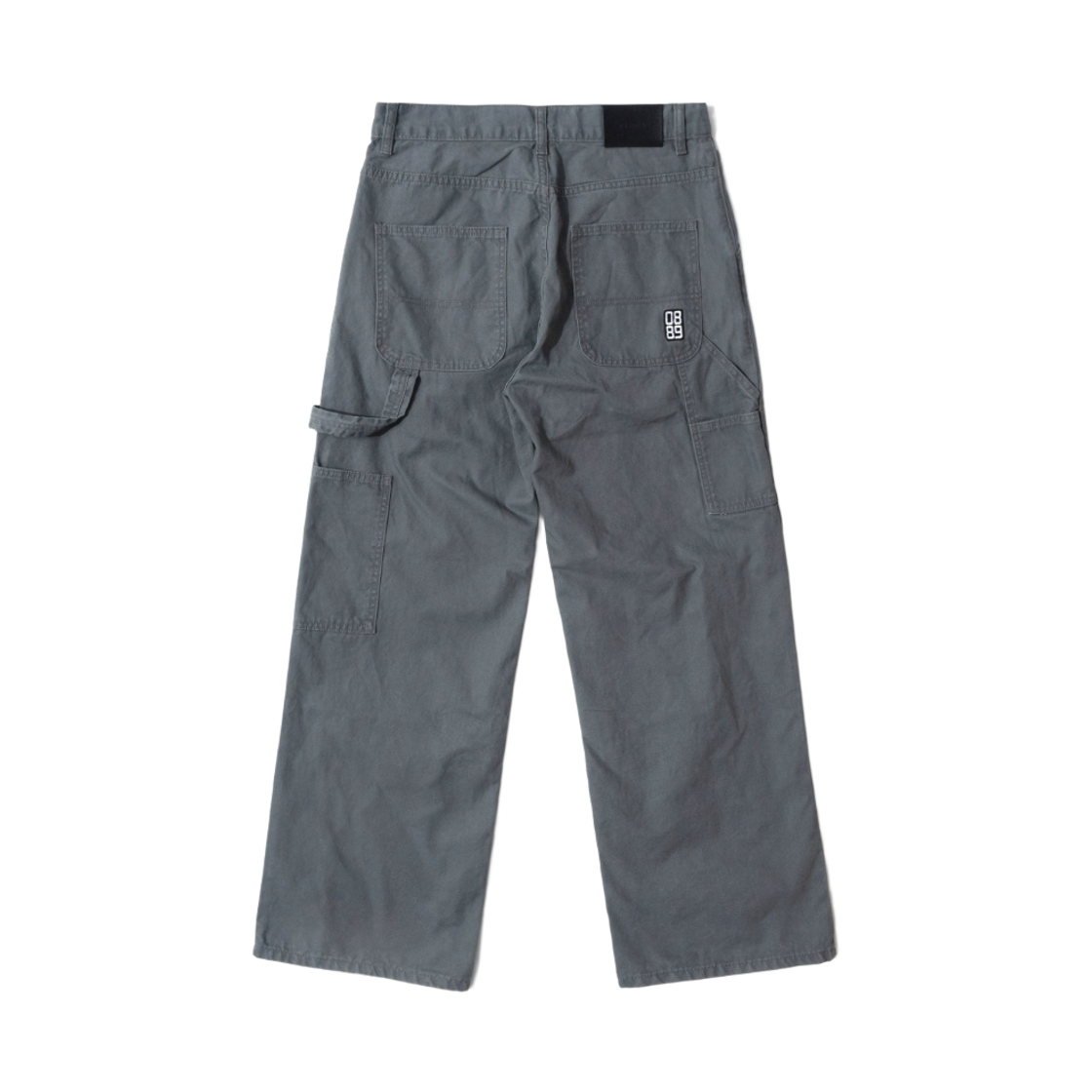 큐티에잇 가먼츠 워시드 옥스포드 카펜터 팬츠 그레이(QT8 GARMENTS Washed Oxford Carpenter Pants Grey) - 2