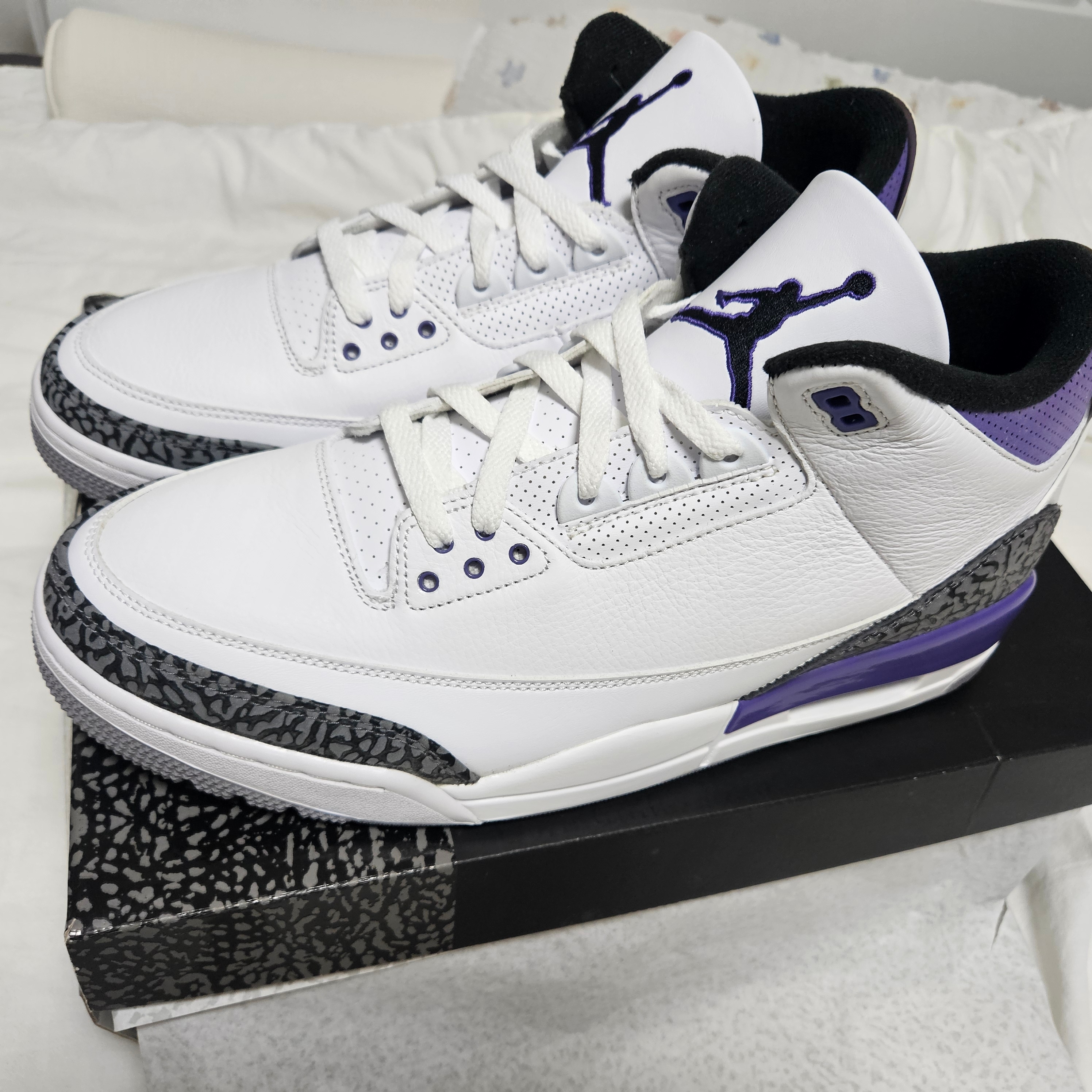 Jordan 3 Retro Dark Iris 착용 스타일