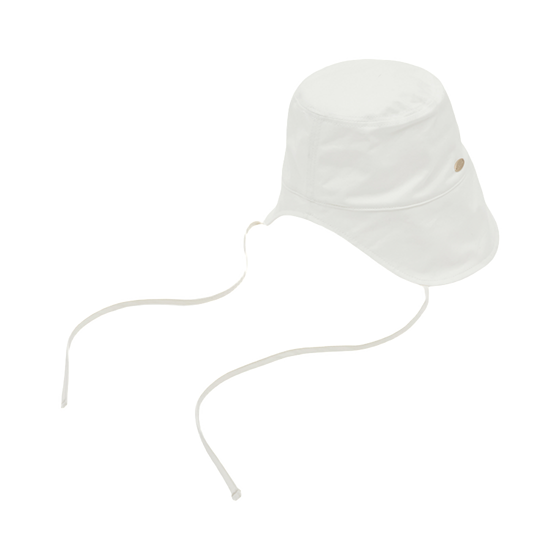 (W) 제이에스티나 J.레터 워터프루프 보닛 햇 화이트((W) J.Estina J.Letter Waterproof Bonnet Hat White) - 2