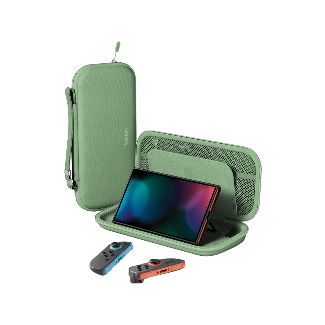 벨킨 닌텐도 스위치2 전용 게이밍 여행용 케이스 파우치 ENA002 세이지 그린(Belkin Nintendo Switch 2 Case ENA002 Green)