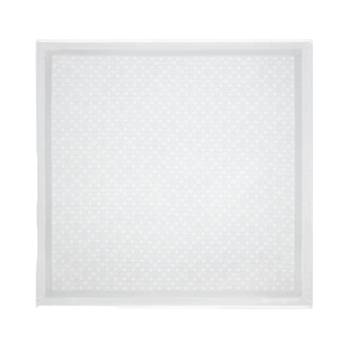 M97638 (W) Louis Vuitton Petite Natte Shawl Light Grey