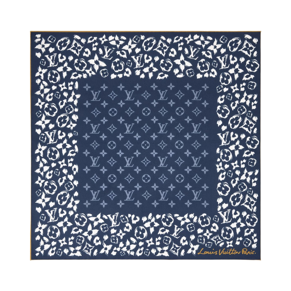 M97982 (W) Louis Vuitton LV Safari Square 55 Blue