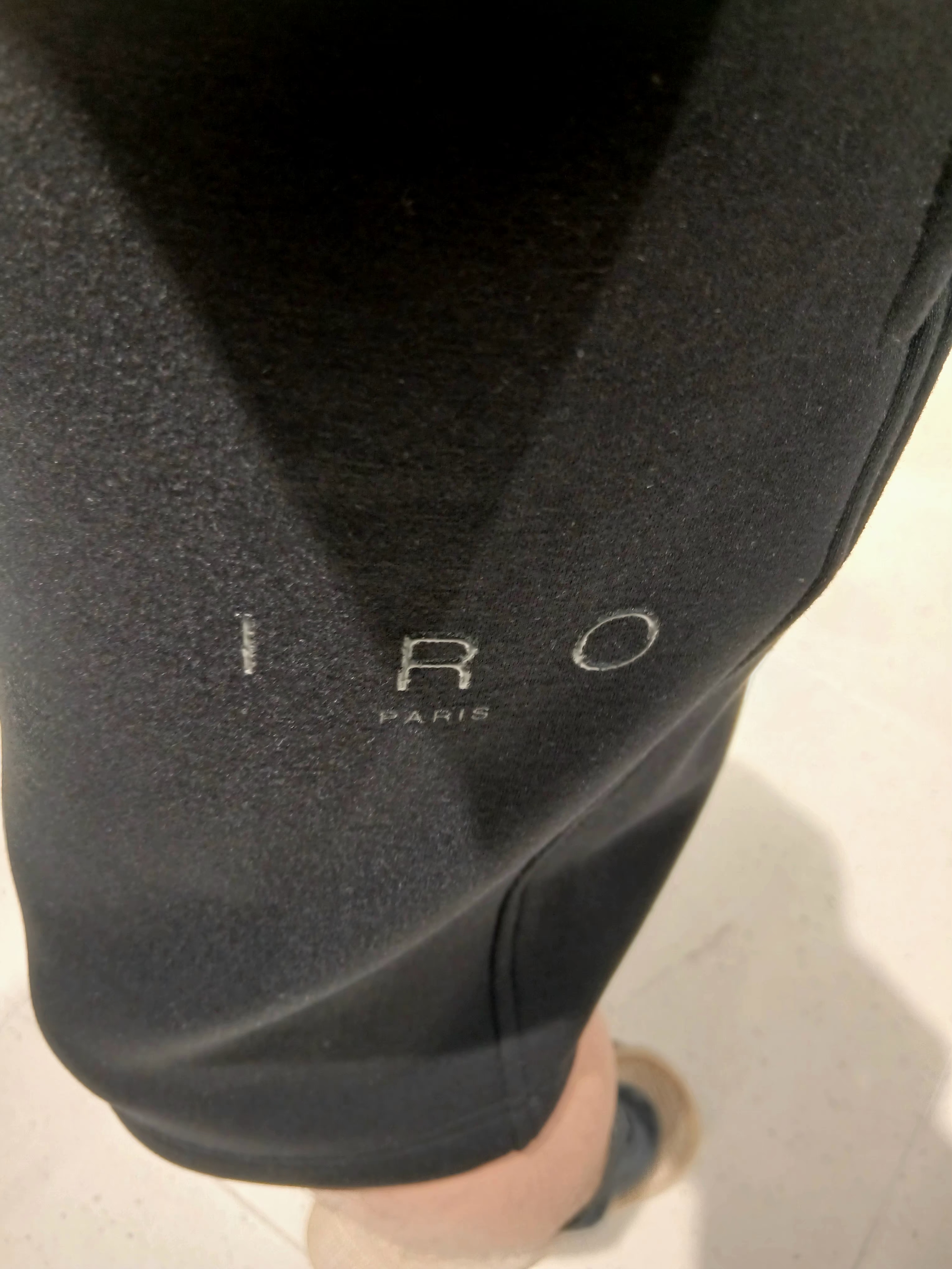 Iro Lutece Oversized Painting Embroidered Logo Sweatshirt Grey, Iro Palmtree Nylon Ball Cap Navy 착용 스타일 - 7