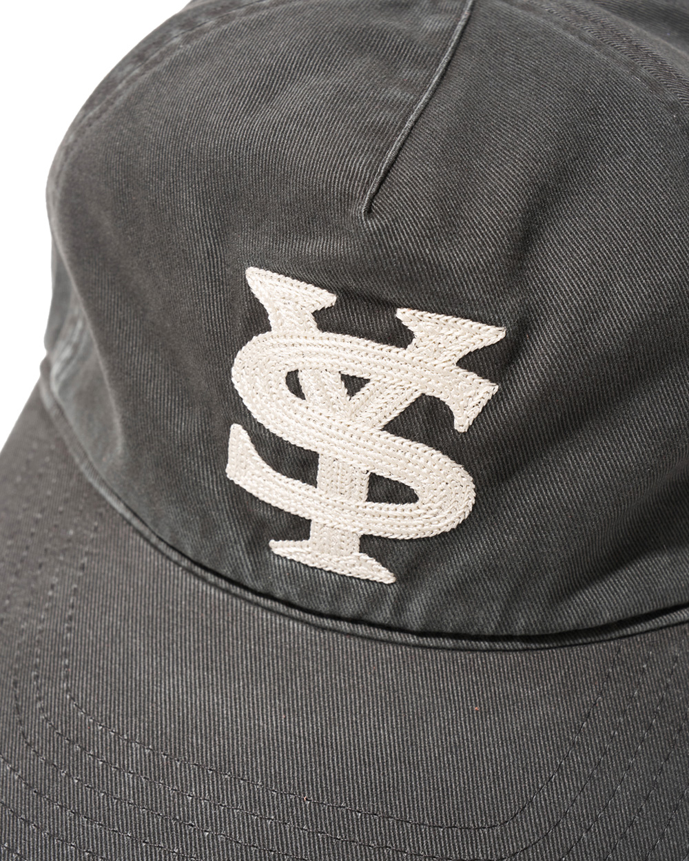 [예약 배송] 선데이세레머니 SY 로고 패널 뉴코튼 캡 - 차콜([예약 배송] Sunday Ceremony Sy Logo 5 Panel New Cotton Cap - Charcoal) - 4