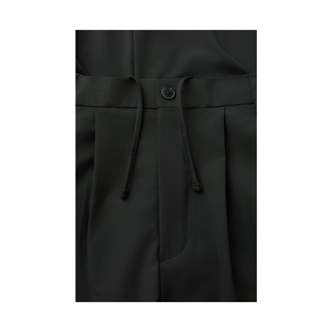 이로 세틴 밴딩 배색 와이드 조거 팬츠 블랙(Iro Saint Banded Contrast Wide Jogger Pants Black) - 5