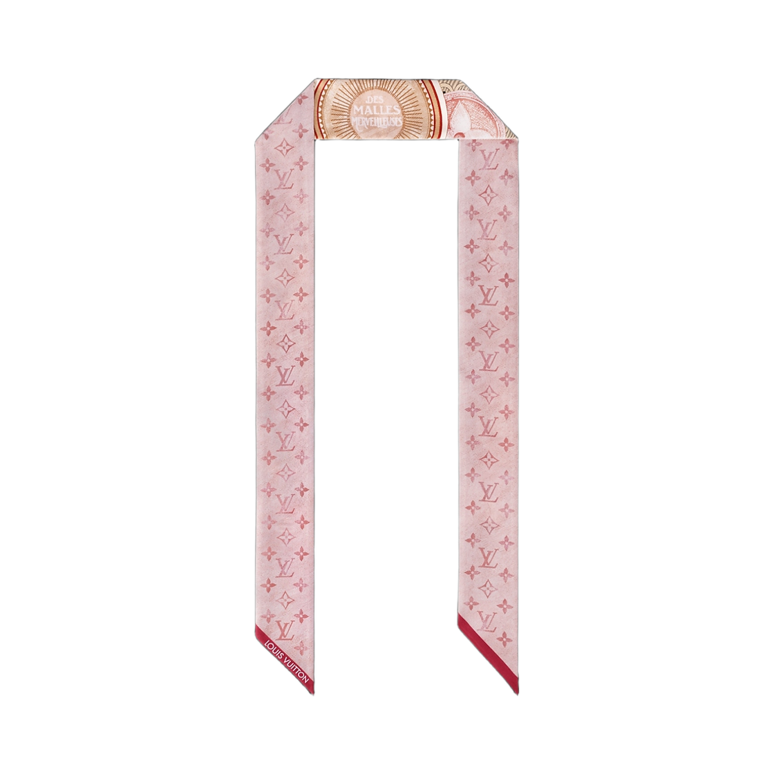 (W) 루이비통 말스 메르베유스 BB 방도 로즈((W) Louis Vuitton Malles Merveilleuses BB Bandeau Rose) - 2