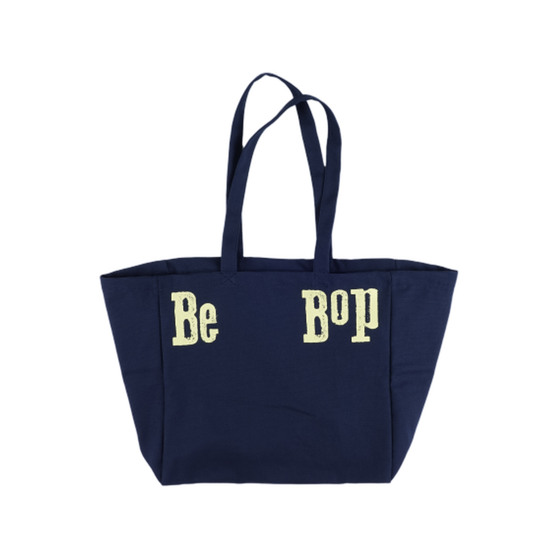 이알티알 비 봅 캔버스 토트백 네이비 캔버스 토트 네이비(ERTR Be Bop Canvas Tote Bag Navy Canvas Tote Navy)