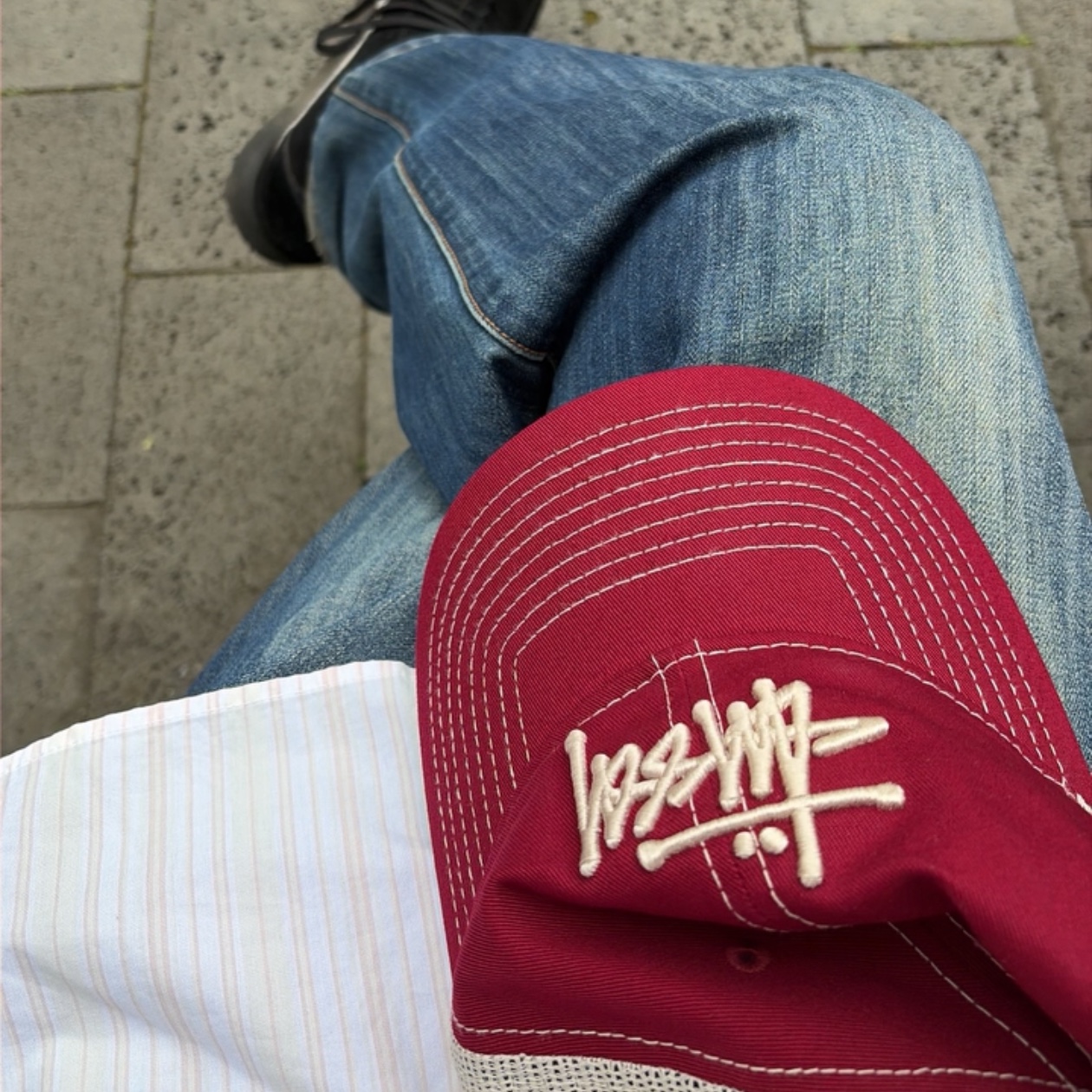 Stussy New Era 9Twenty Basic Trucker Cardinal, [6% 적립] NegativeThree Speed Sneakers Orca Black 착용 스타일
