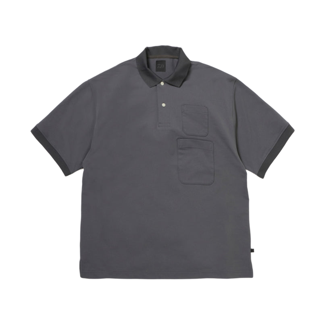 다이와 피어39 테크 포켓 폴로 셔츠 차콜(Daiwa Pier39 Tech Pocket Polo Shirt Charcoal)