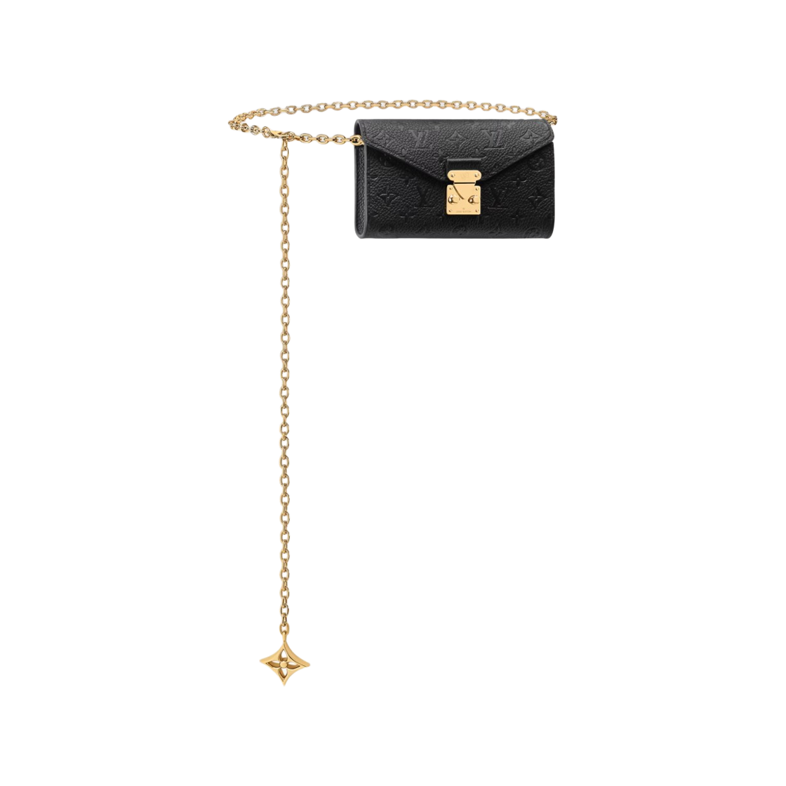 M4717Z Louis Vuitton Pouch Metis Belt Gold Black