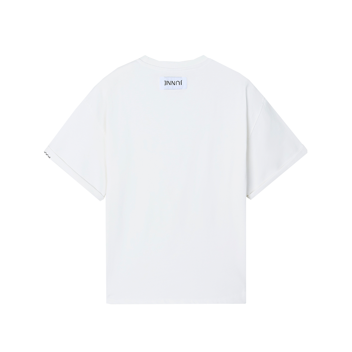 준느 T26 세미 오버핏 스트럭쳐드 티셔츠 오프화이트(Junne T26 Semi Overfit Structured T-shirts Off White)