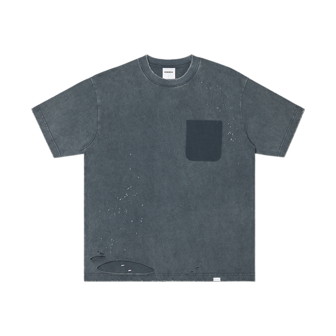 NMSS62TS27WGY NOMANUAL NM Vintage T-shirt Washed Gray
