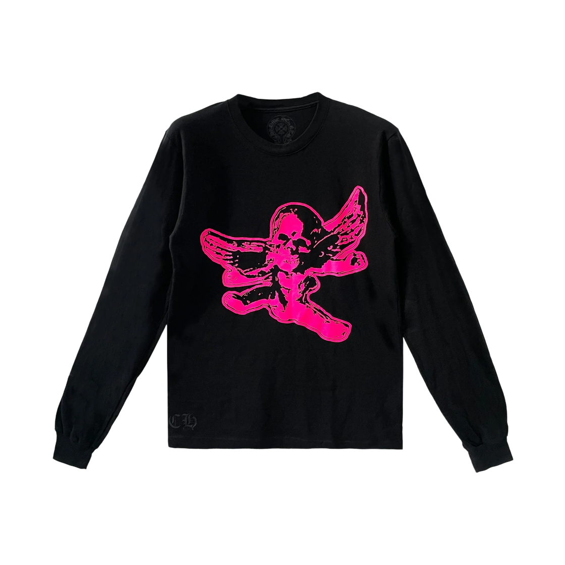 - Chrome Hearts Foti Miss Lerlene Long Sleeve T-Shirt Black Pink