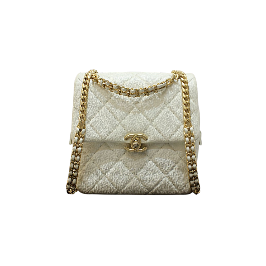 ITAHAREMKQOR Chanel Caviar Melody Chain Backpack Chip