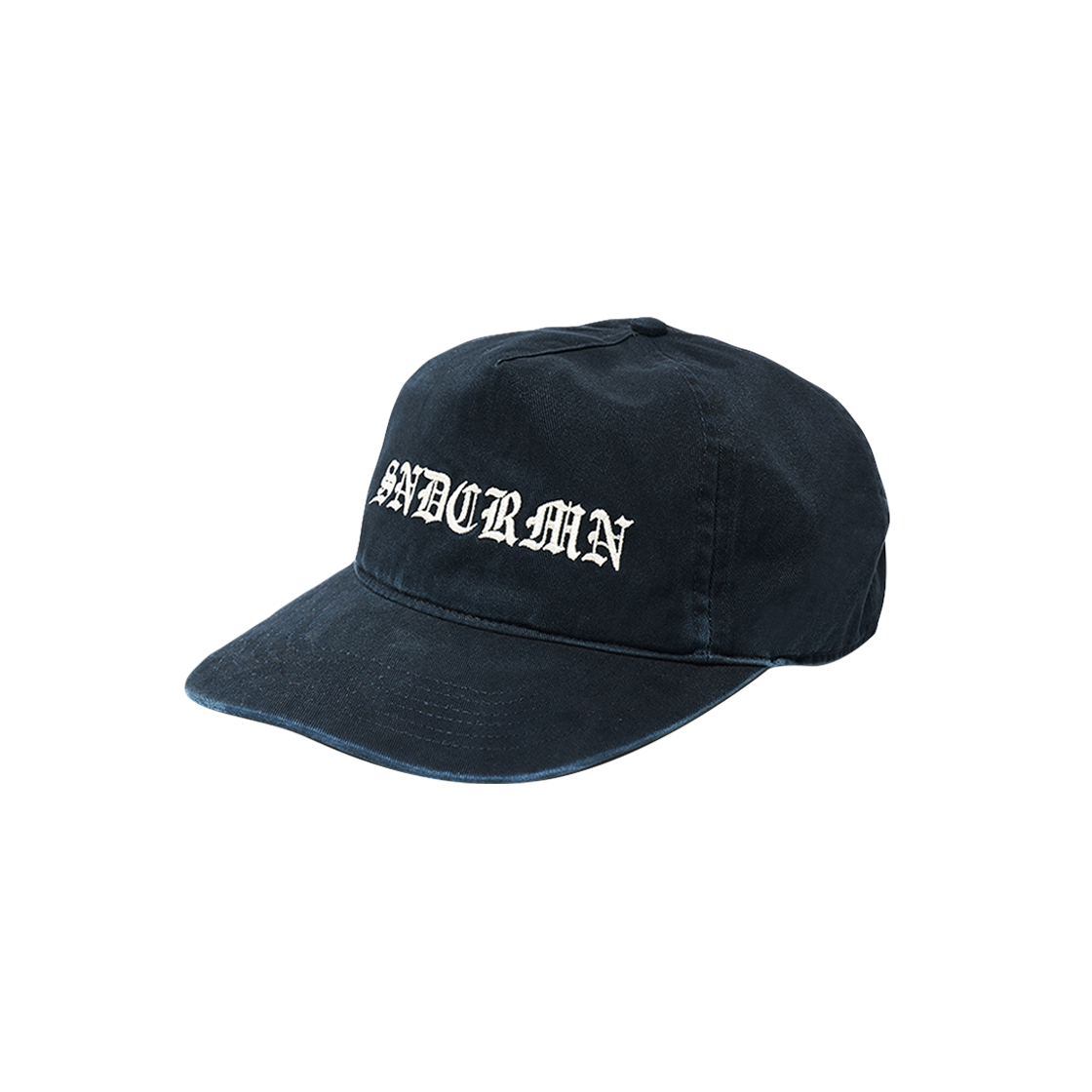선데이세레머니 워시드 고딕 로고 캡 - 네이비(Sunday Ceremony Washed Gothic Logo Cap - Navy)