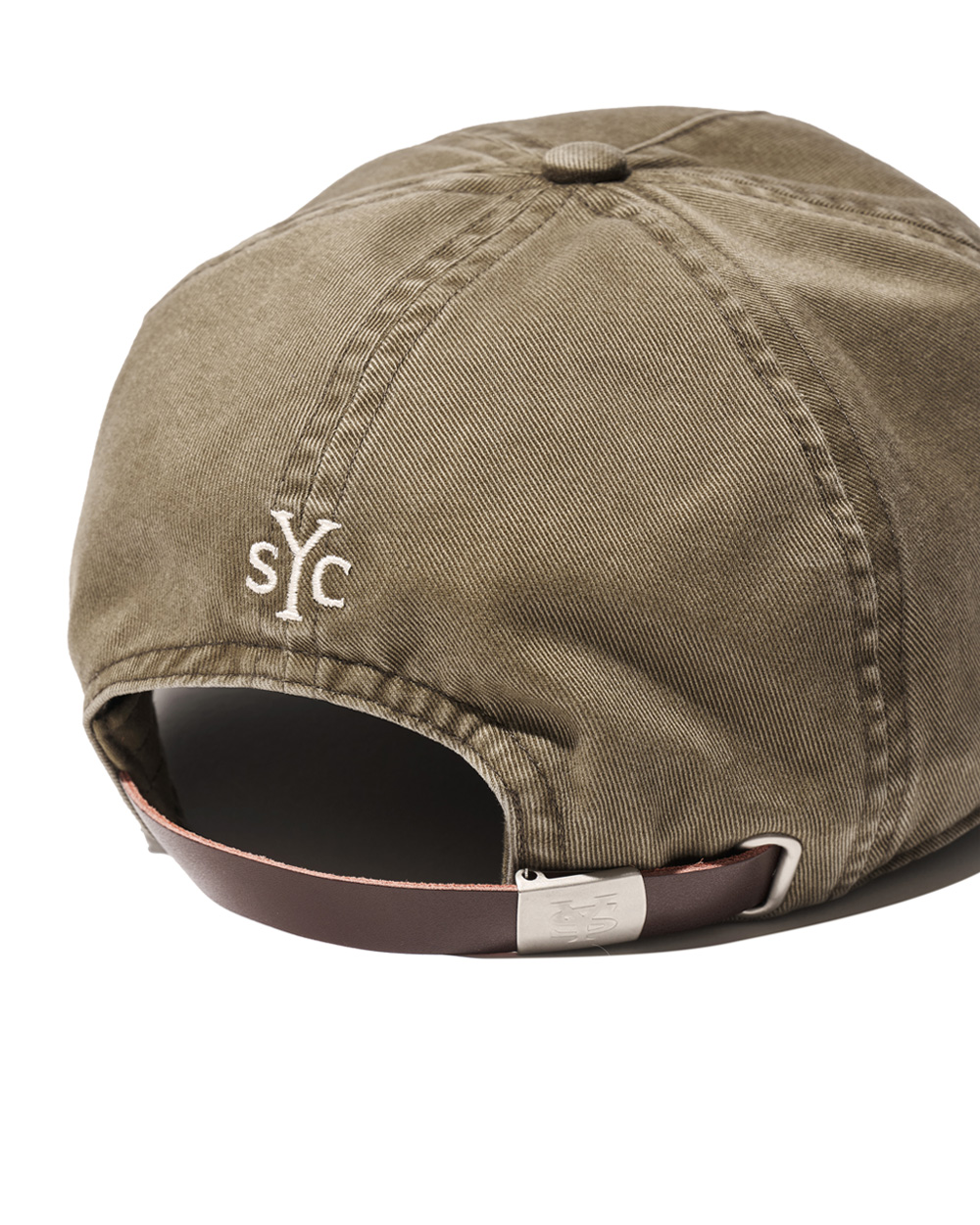 [예약 배송] 선데이세레머니 SY 로고 패널 뉴코튼 캡 - 라이트 브라운([예약 배송] Sunday Ceremony Sy Logo 5 Panel New Cotton Cap - Light Brown) - 5