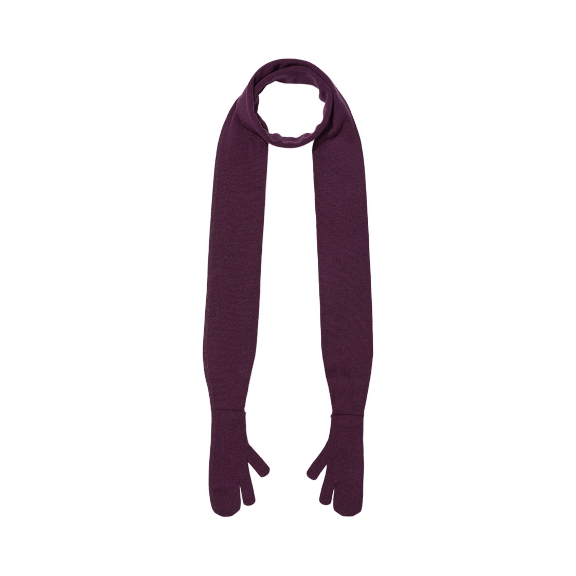 (W) 파르티멘토 랍스터 핸드 워머 머플러 플럼((W) Partimento Lobster Hand Warmer Muffler Plum)