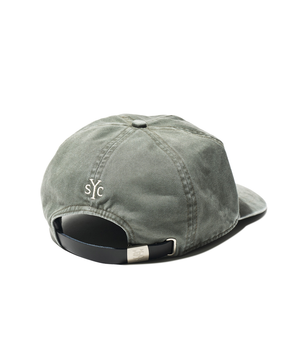 [예약 배송] 선데이세레머니 워시드 고딕 로고 캡 - 카키 그레이([예약 배송] Sunday Ceremony Washed Gothic Logo Cap - Khaki Grey) - 2