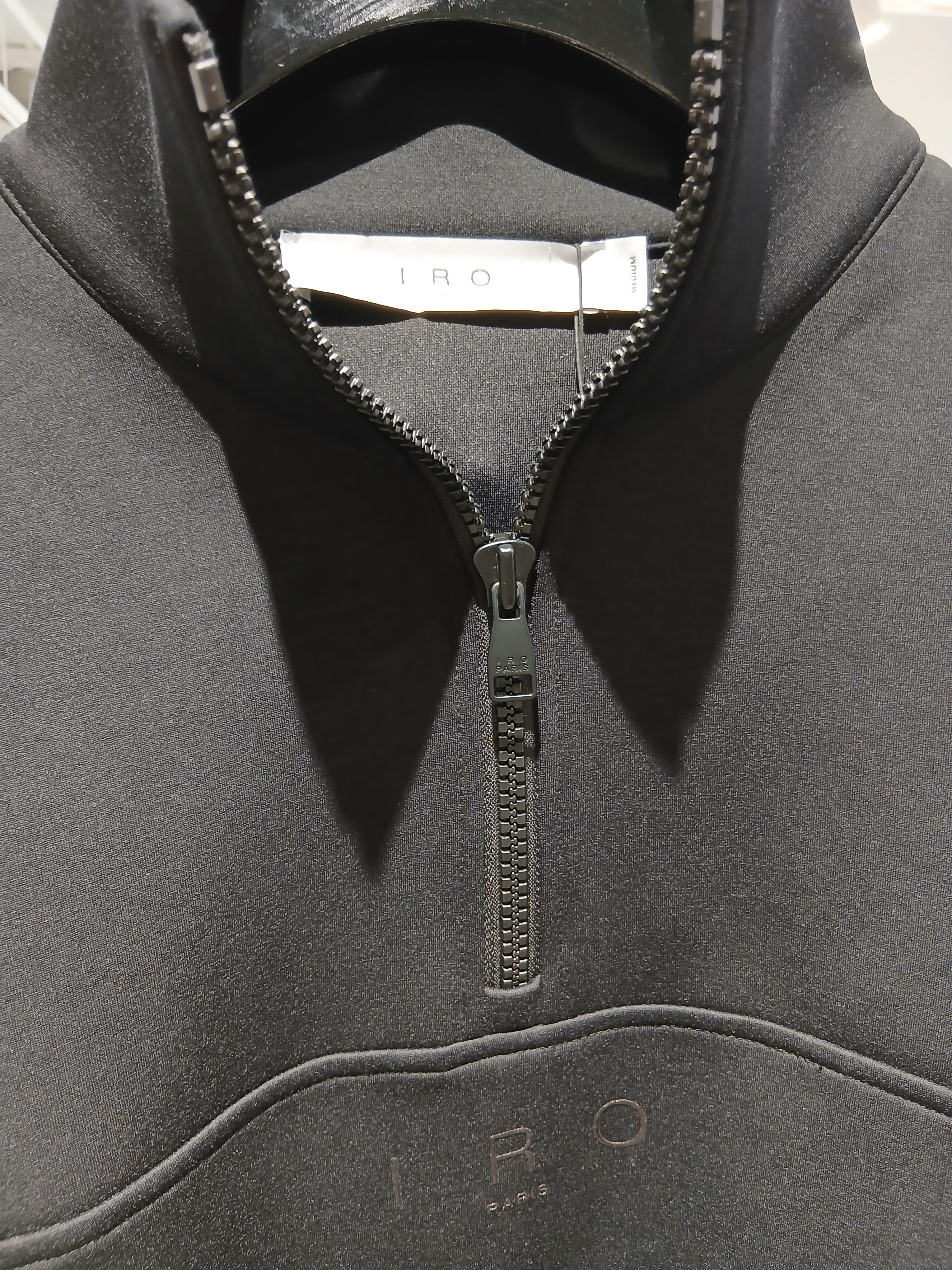 Iro Lutece Oversized Painting Embroidered Logo Sweatshirt Grey, Iro Palmtree Nylon Ball Cap Navy 착용 스타일 - 3