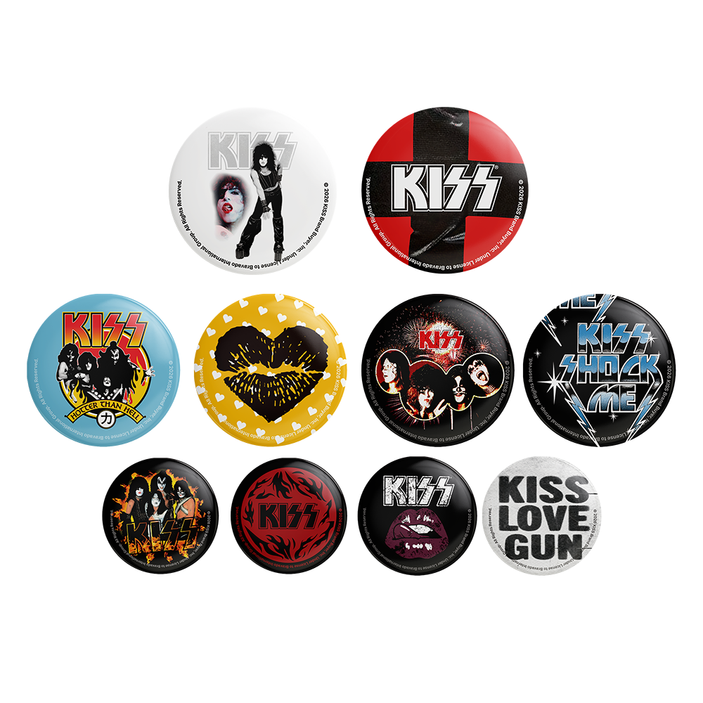 메인부스 X KISS 핀 뱃지(MAINBOOTH X KISS Pin Badge)