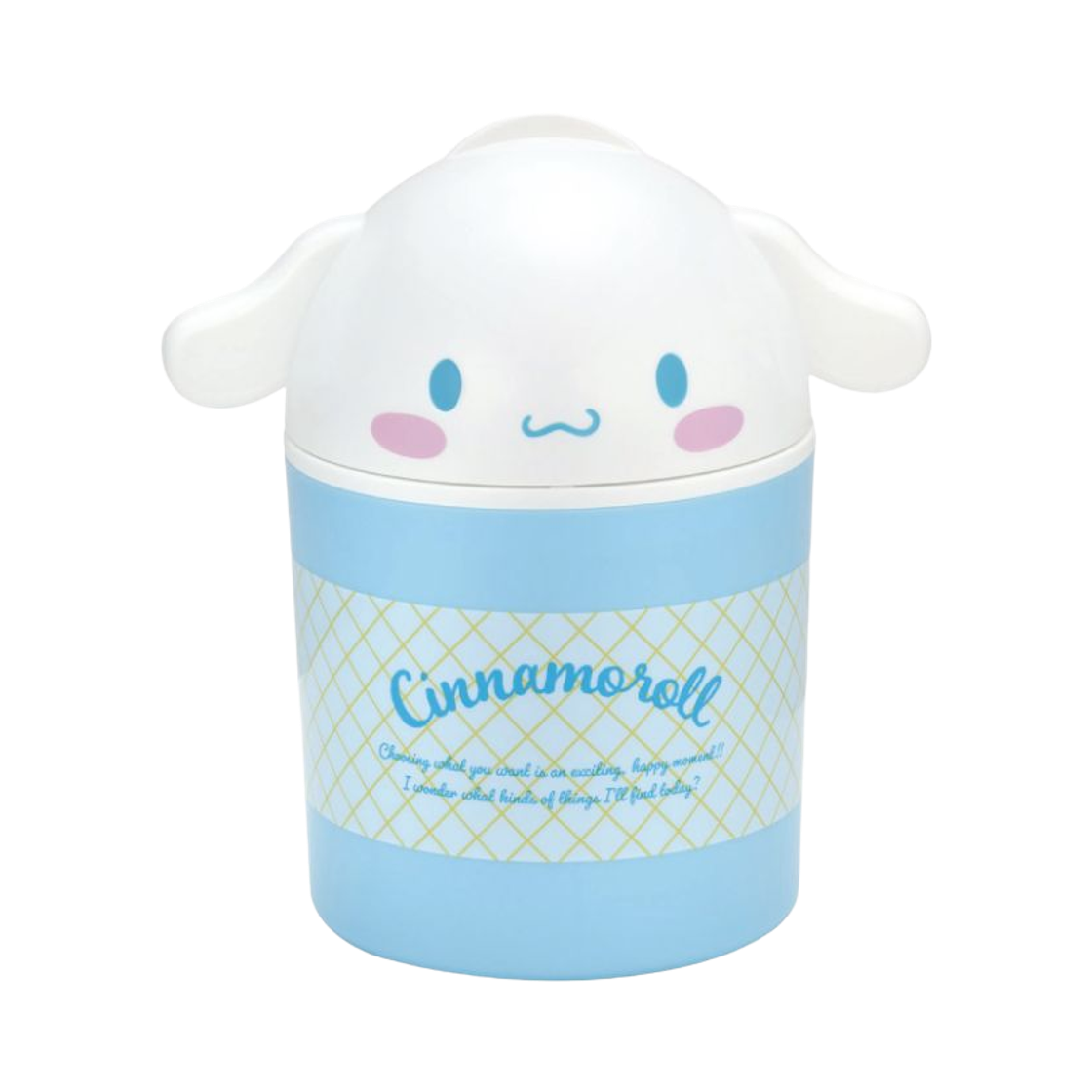 스케이터 시나모롤 다이컷 탁상 휴지통(Skater Cinnamoroll Desk Trash Bin)