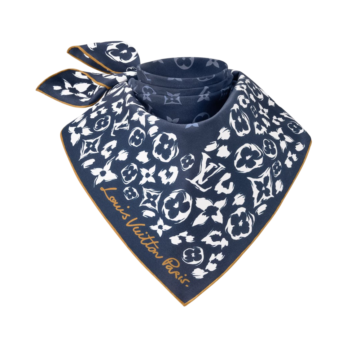 (W) 루이비통 LV 사파리 스퀘어 55 블루((W) Louis Vuitton LV Safari Square 55 Blue) - 2