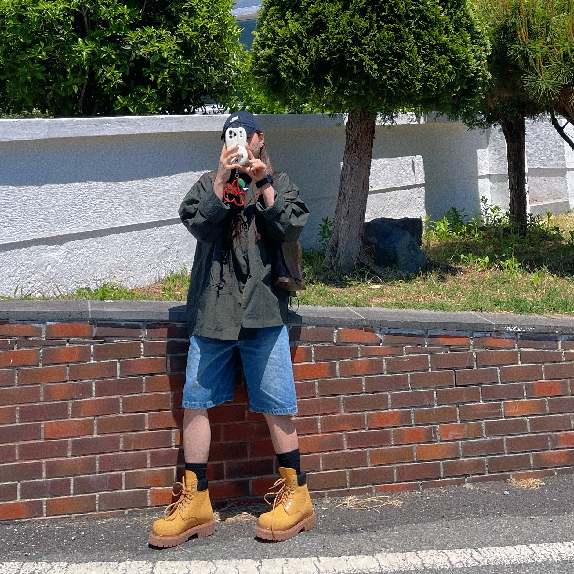 LOSTGARDEN Route Tan 착용 스타일