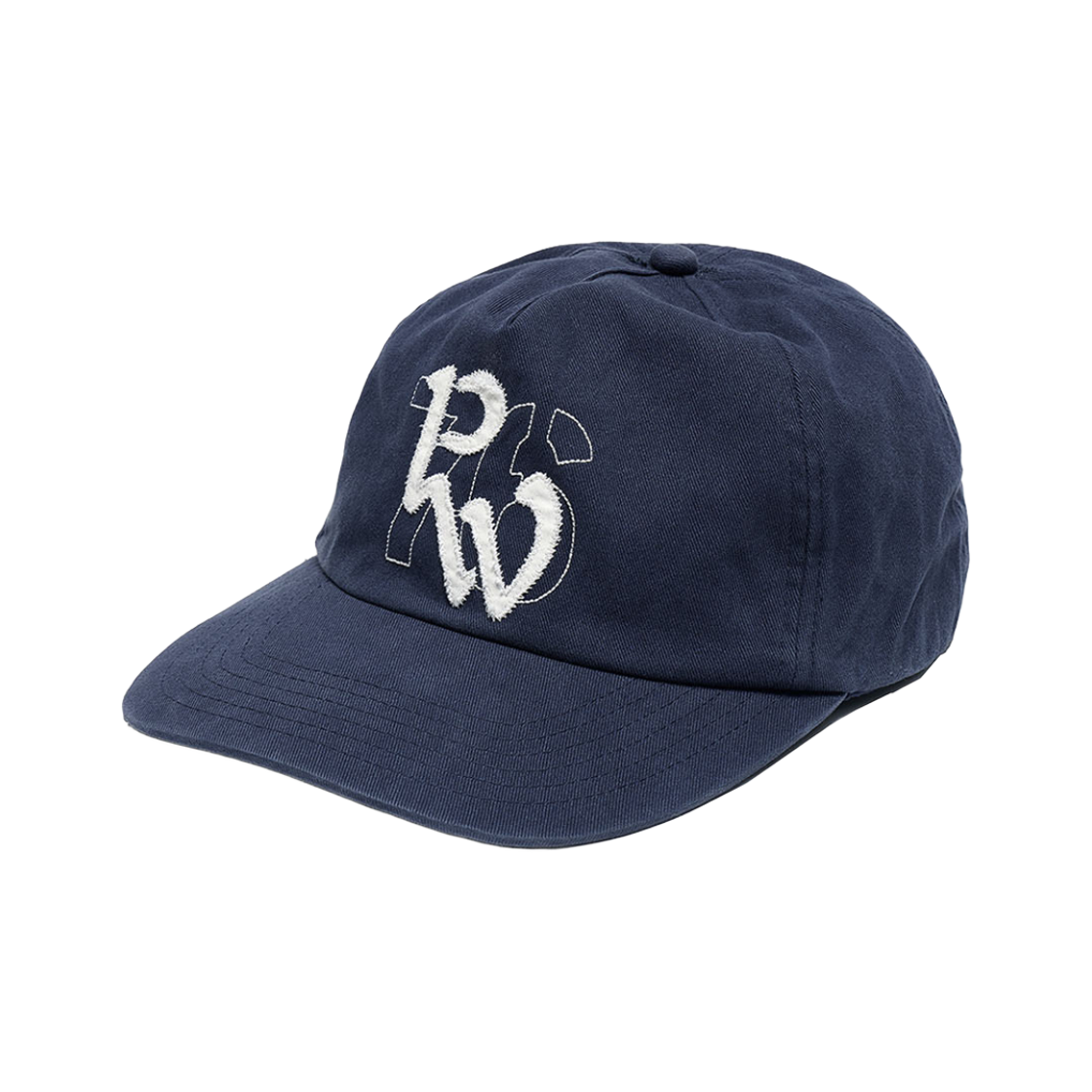 (W) 파르티멘토 PW76 아플리케 그랜대드 캡 네이비((W) Partimento Pw76 Applique Grandad Cap Navy)