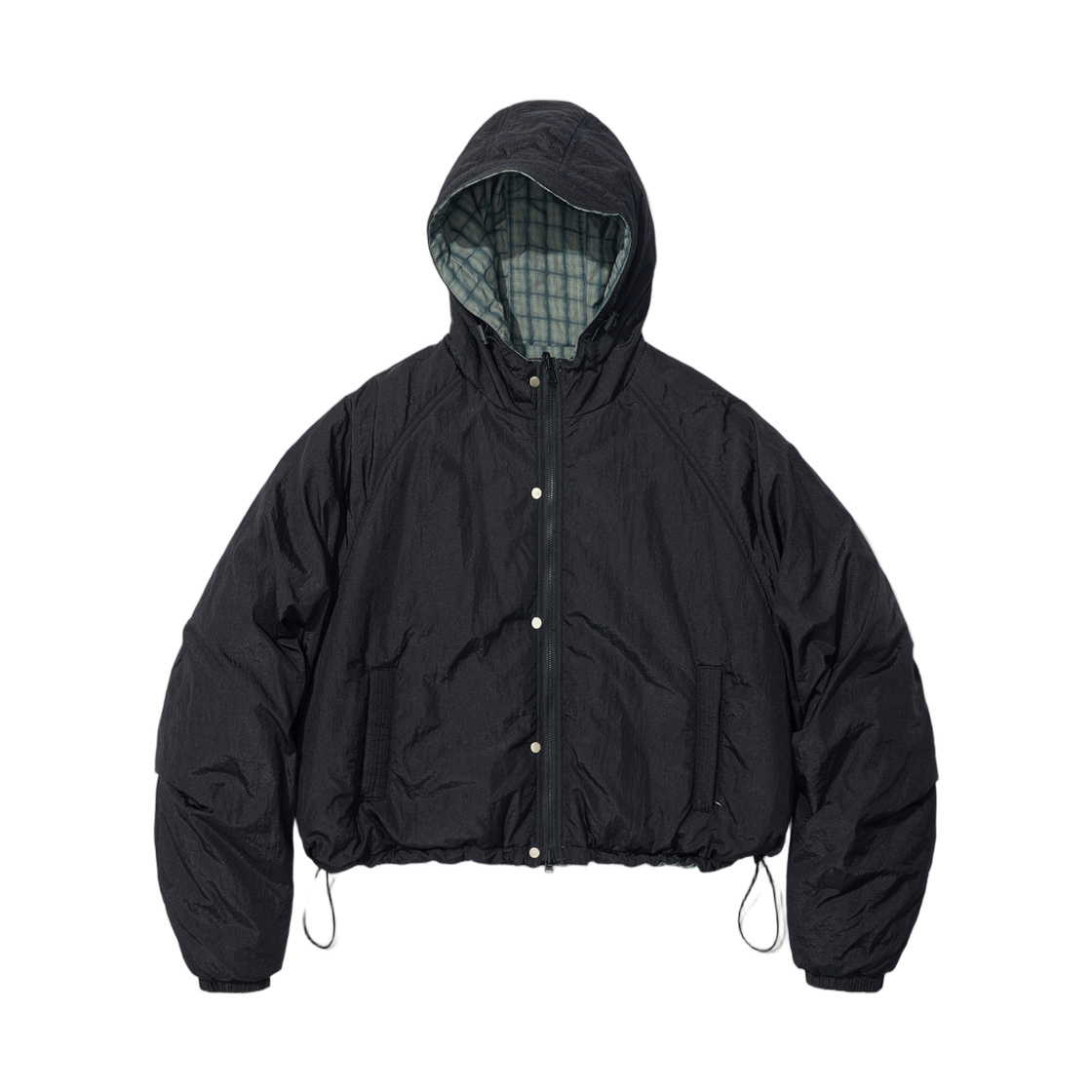 (W) 파르티멘토 리버시블 후드 윈드브레이커 블랙((W) Partimento Reversible Hooded Windbreaker Black)