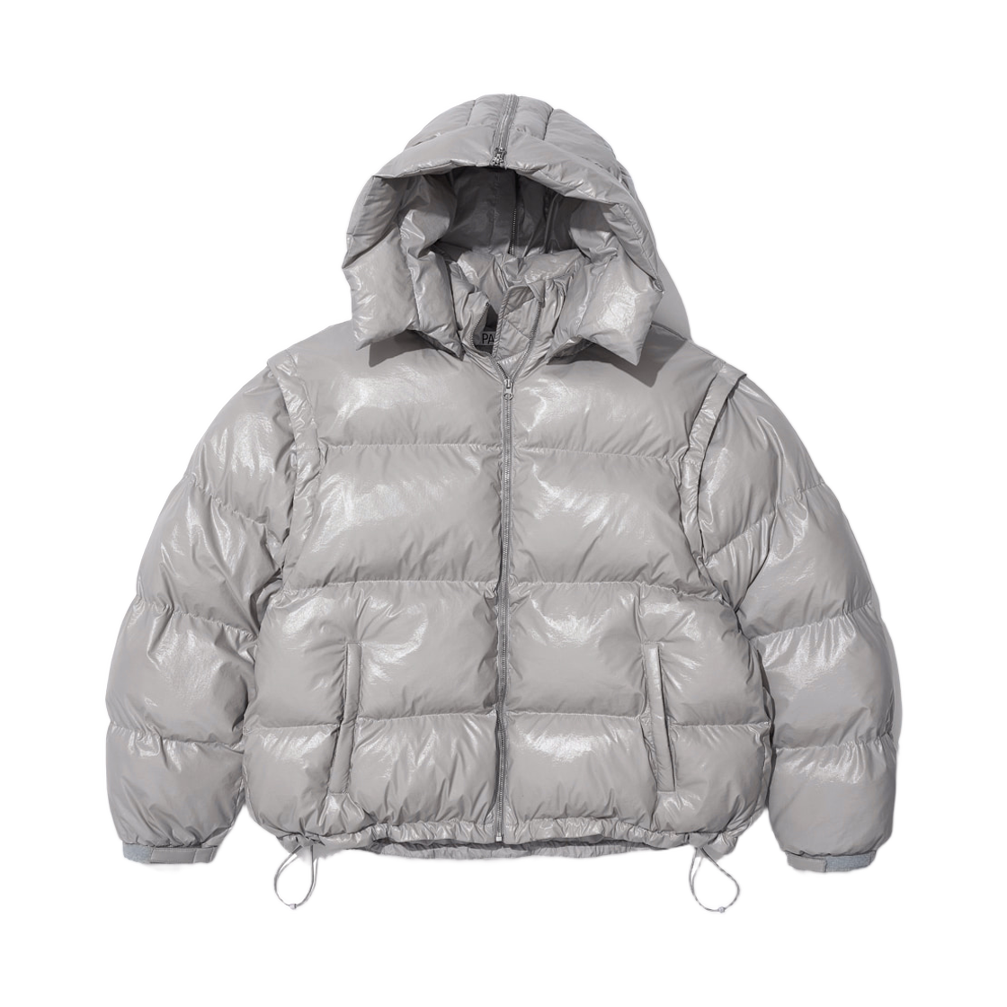 (W) 파르티멘토 3M 신슐레이트 트랜스폼 후드 파카 그레이((W) Partimento 3M Thinsulate Transform Hooded Parka Grey) - 1