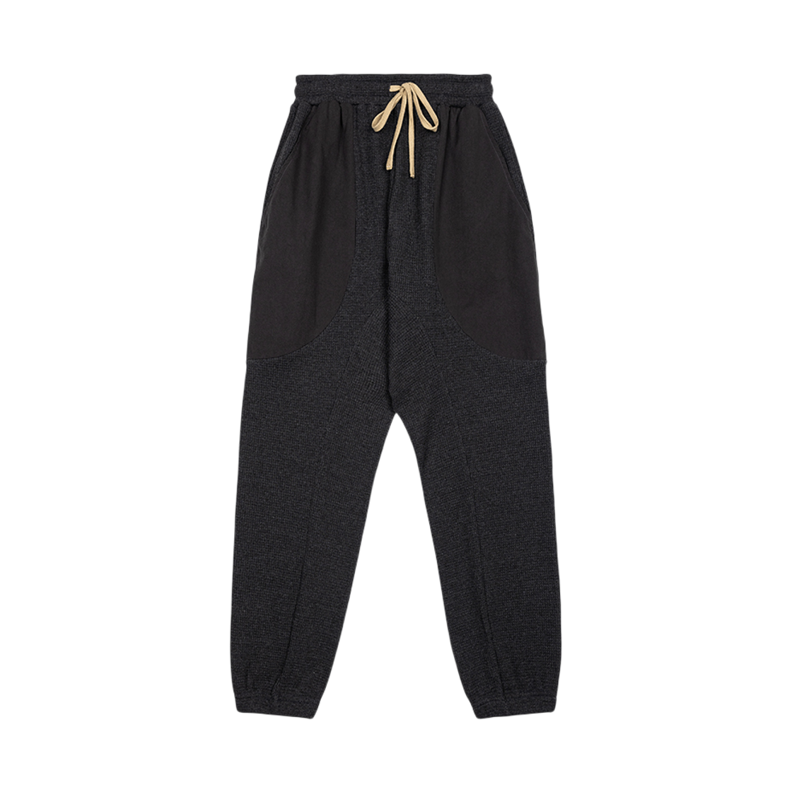 FL2404 Flawsroom Round Panel Jogger Pants Charcoal