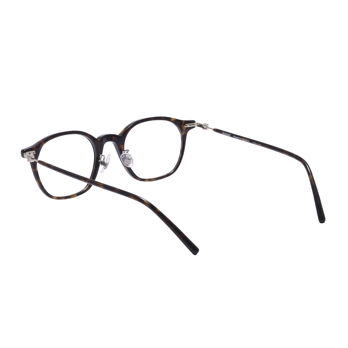 알로아이웨어 [SILVERBITE] SBG7606 1818G HD ACETATE 초경량 고밀도 아세테이트 톨토이즈 스퀘어 안경테(ALO EYEWEAR [SILVERBITE] SBG7606 1818G HD ACETATE ultra-lightweight high-density acetate tortoise square eyeglass frame) - 3