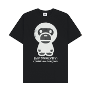 BAPE x Comme des Garcons Osaka Big Baby Milo T-Shirt Black