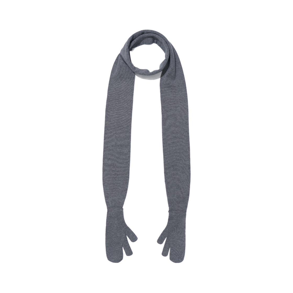 (W) 파르티멘토 랍스터 핸드 워머 머플러 차콜 멜란지((W) Partimento Lobster Hand Warmer Muffler Charcoal Melange)