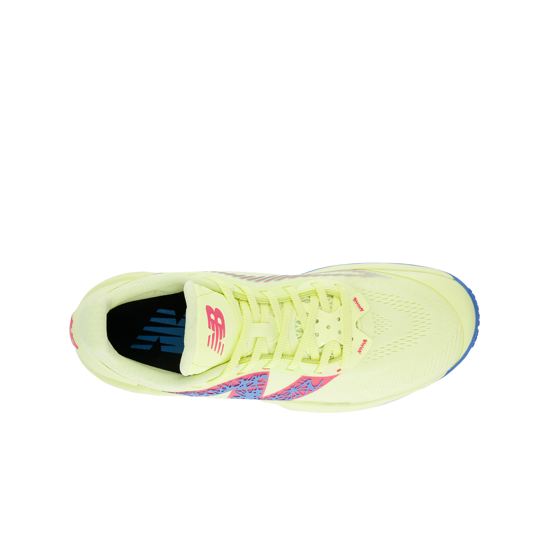뉴발란스 투 WXY V5 옐로우 블루 - 2E 와이드(New Balance Two WXY V5 Yellow Blue - 2E Wide) - 2