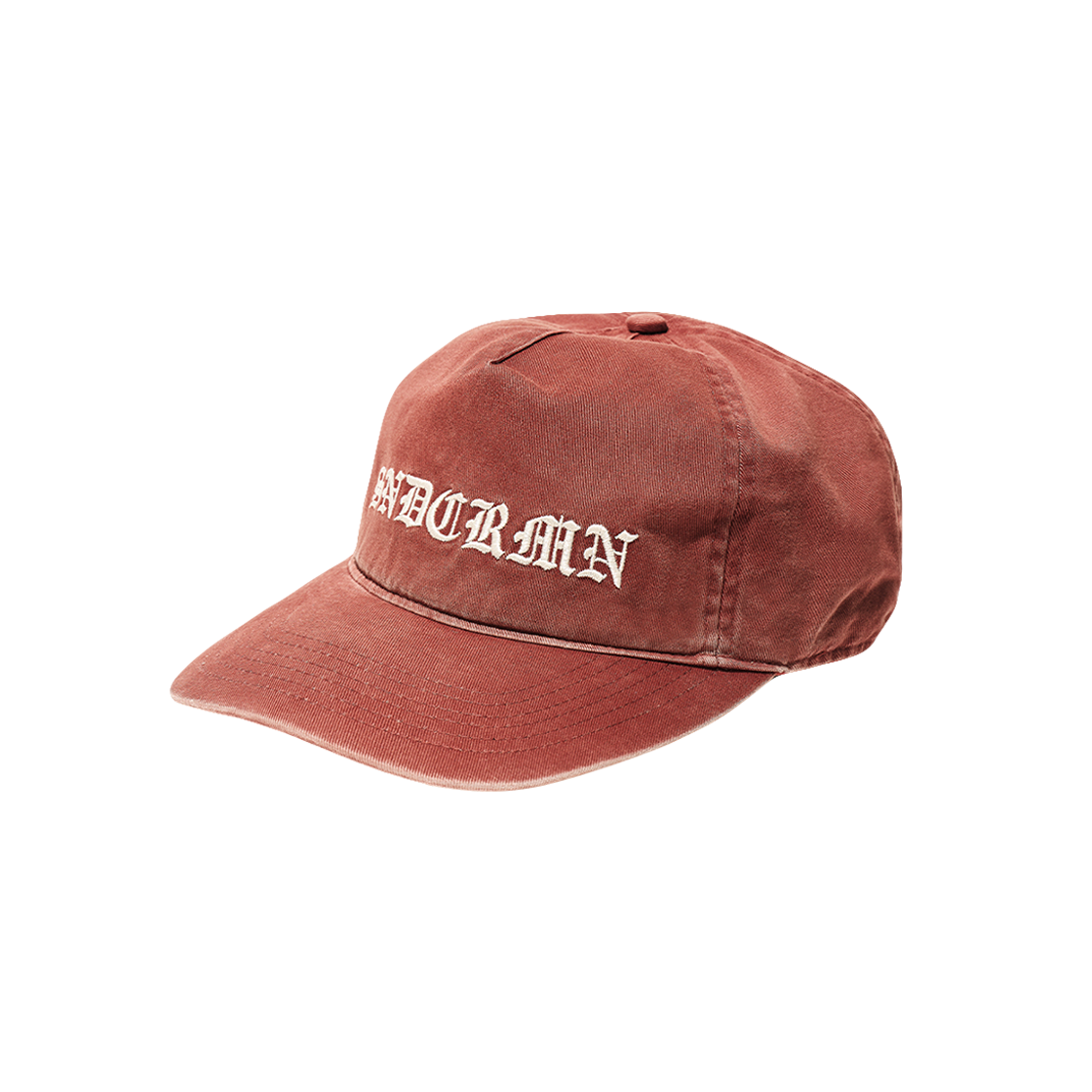 선데이세레머니 워시드 고딕 로고 캡 - 레드(Sunday Ceremony Washed Gothic Logo Cap - Red)