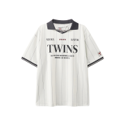 SATUR X LG TWINS Jersey T-Shirt White