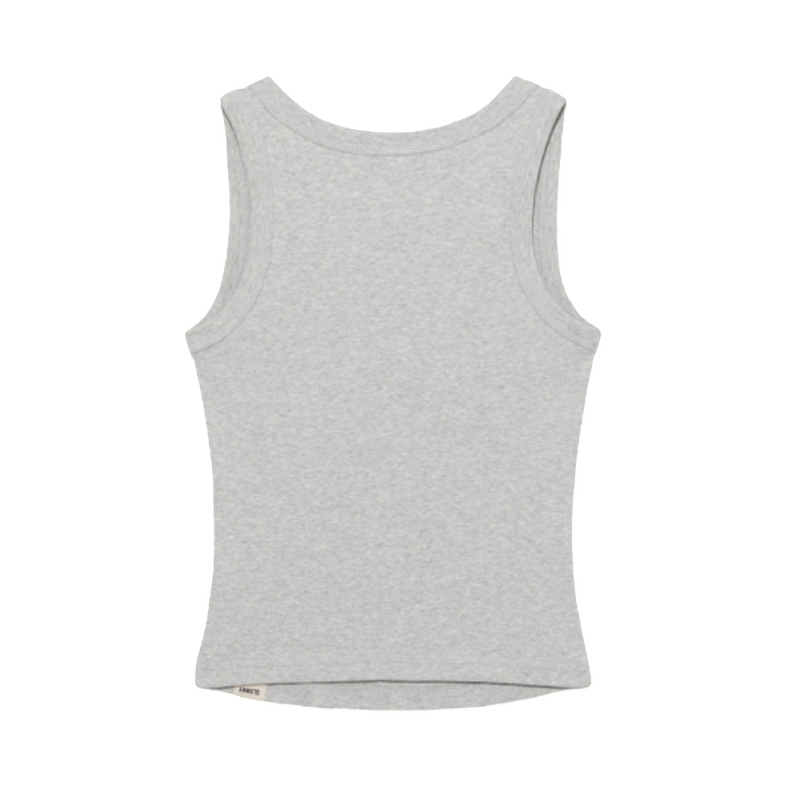 (W) 글로니 G 클래식 스쿱 넥 슬리브리스 멜란지 그레이((W) Glowny G Classic Scoop Neck Sleeveless Melange Gray) - 2