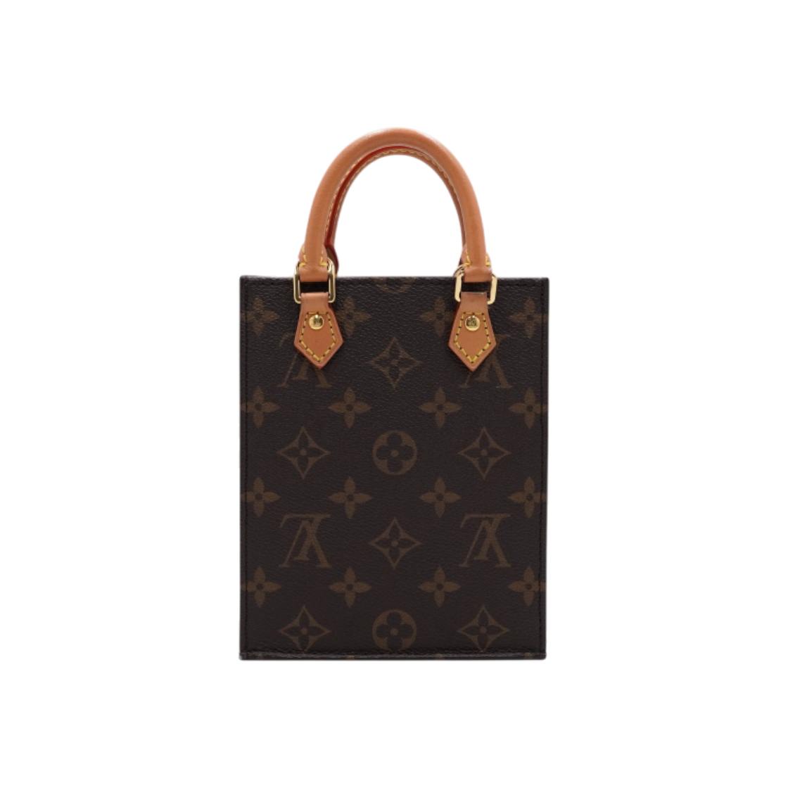 ITHM5HKADL6W Louis Vuitton Monogram Canvas Petit Sac Plat Tote Crossbody Bag