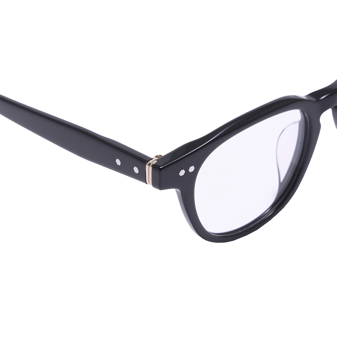 알로아이웨어 [SILVERBITE] SBG7604 0909G 아세테이트 뿔테 블랙 안경테(ALO EYEWEAR [SILVERBITE] SBG7604 0909G acetate black eyeglass frame) - 4