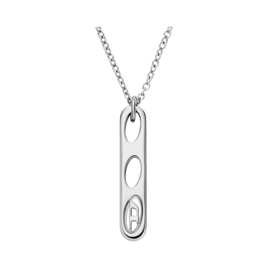 디젤 Dx166200DJW 스테인리스 스틸 펜던트 네클리스 실버(Diesel Dx166200DJW Stainless Steel Pendant Necklace Silver) - 2