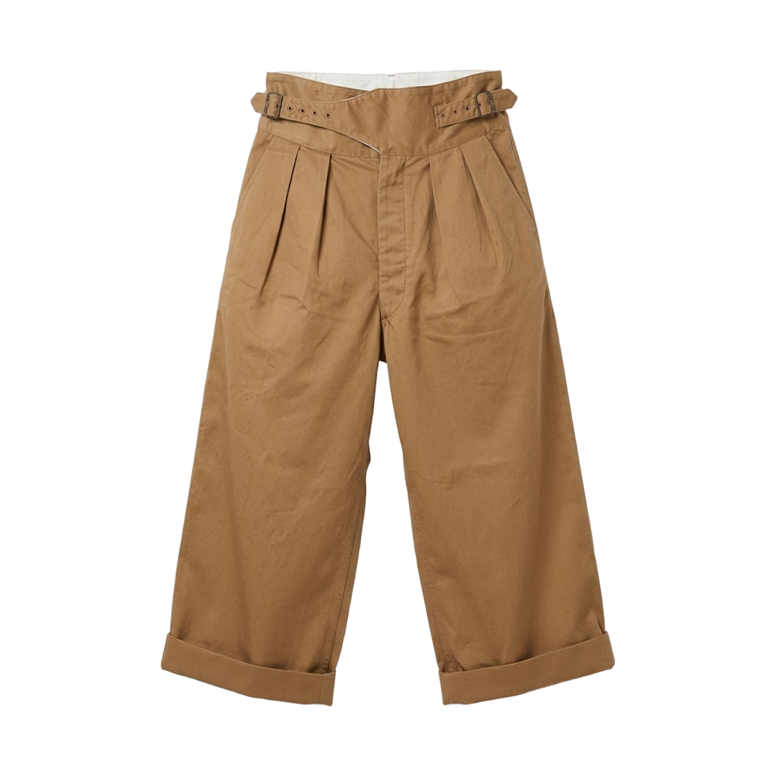 블랙 사인 카키 치노 와이드 구르카 팬츠 필드 베이지(Black Sign Khaki Chino Wide Gurkha Pants Field Beige)