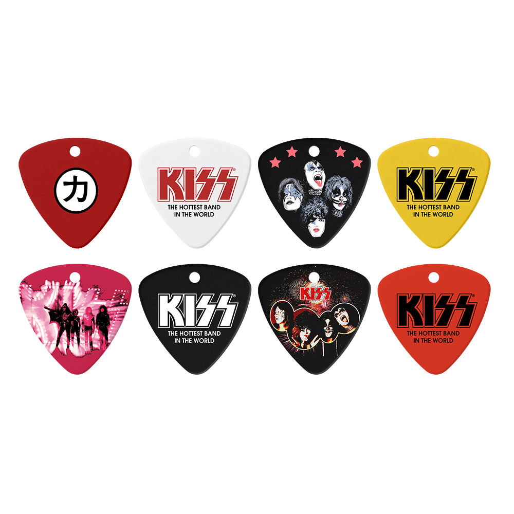 메인부스 X KISS 기타 피크 목걸이(MAINBOOTH X KISS Guitar Pick Necklace)