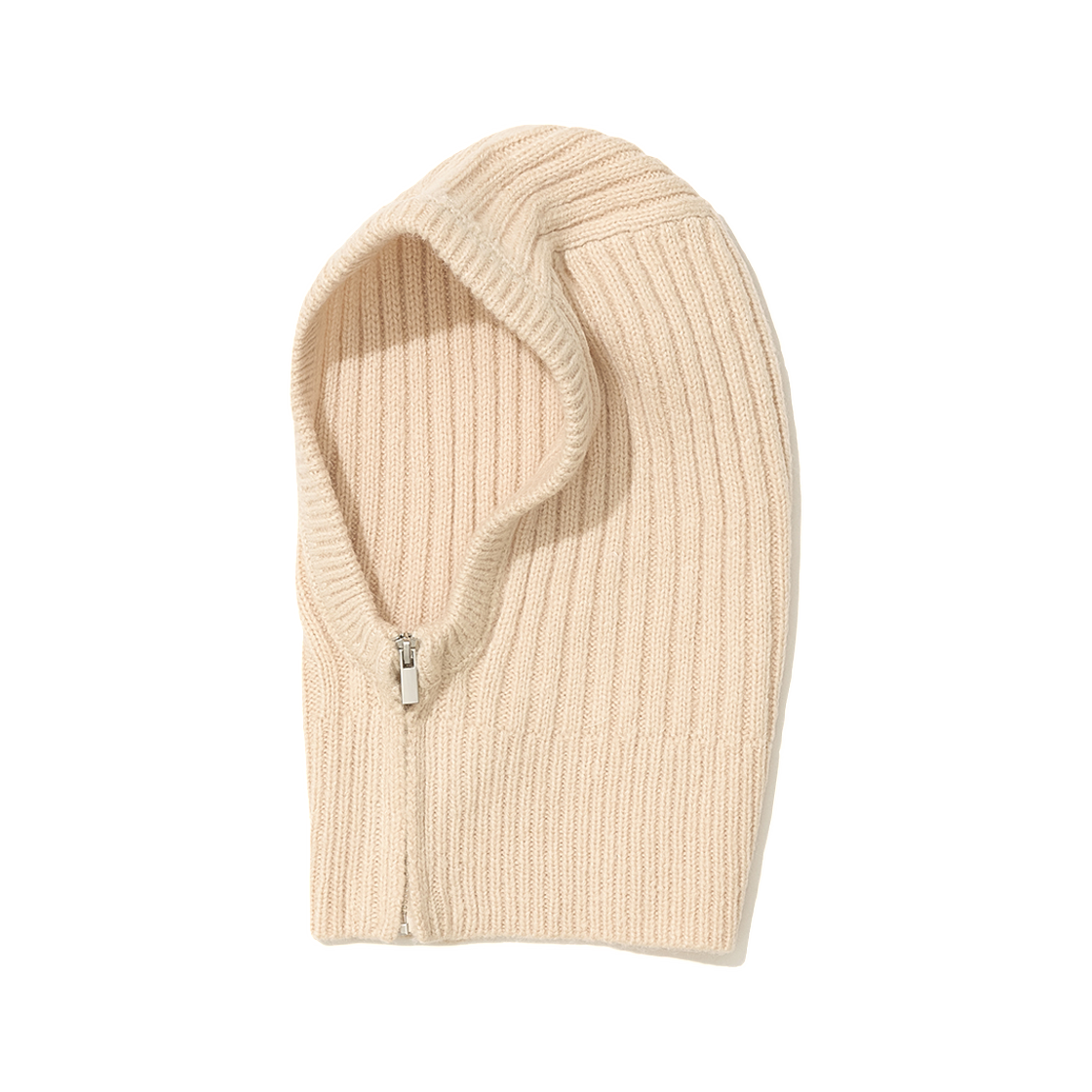 (W) 파르티멘토 니트 발라클라바 아이보리((W) Partimento Knit Balaclava Ivory) - 1