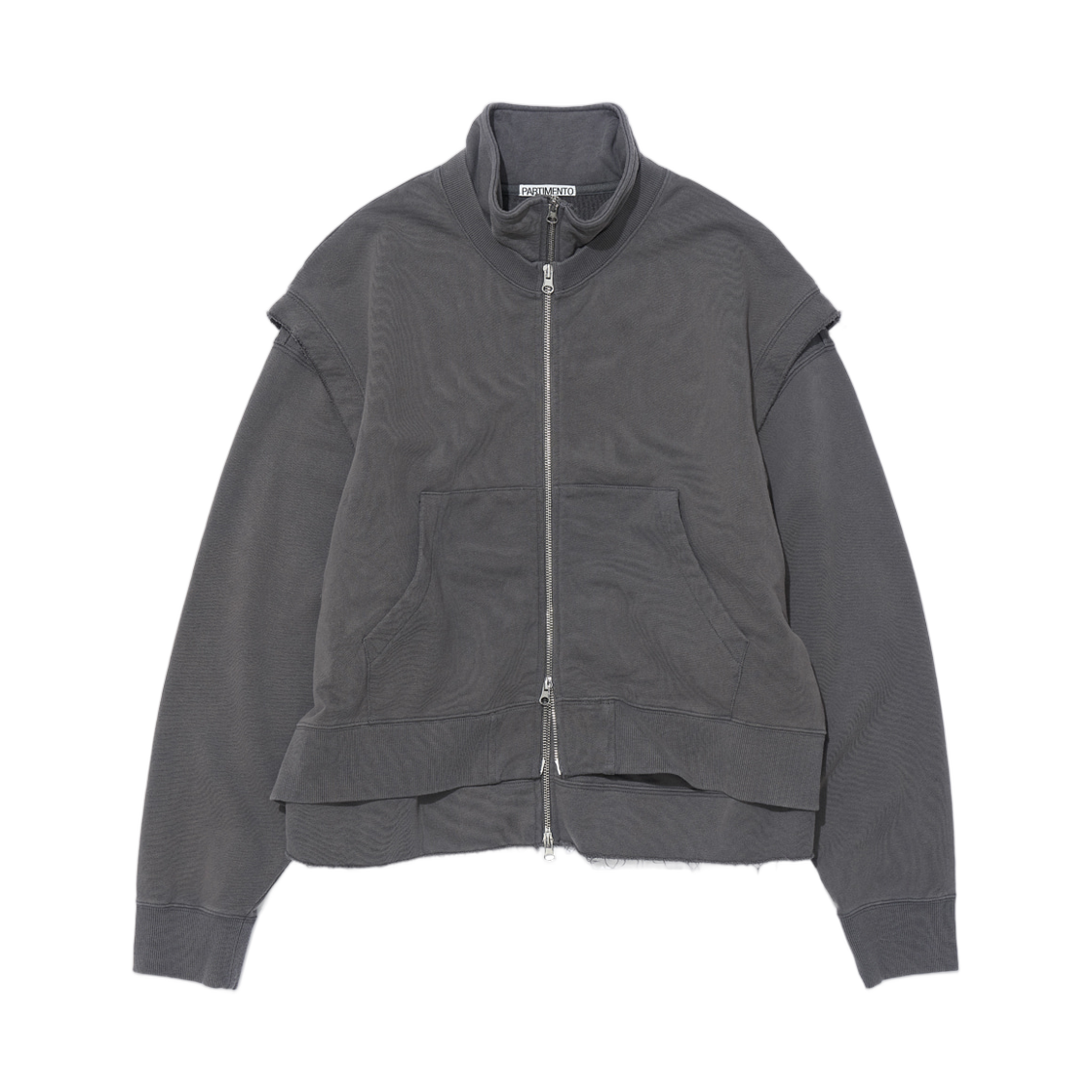 (W) 파르티멘토 2-in-1 컨버터블 테리 집업 차콜((W) Partimento 2-in-1 Convertible Terry Zip Up Charcoal)