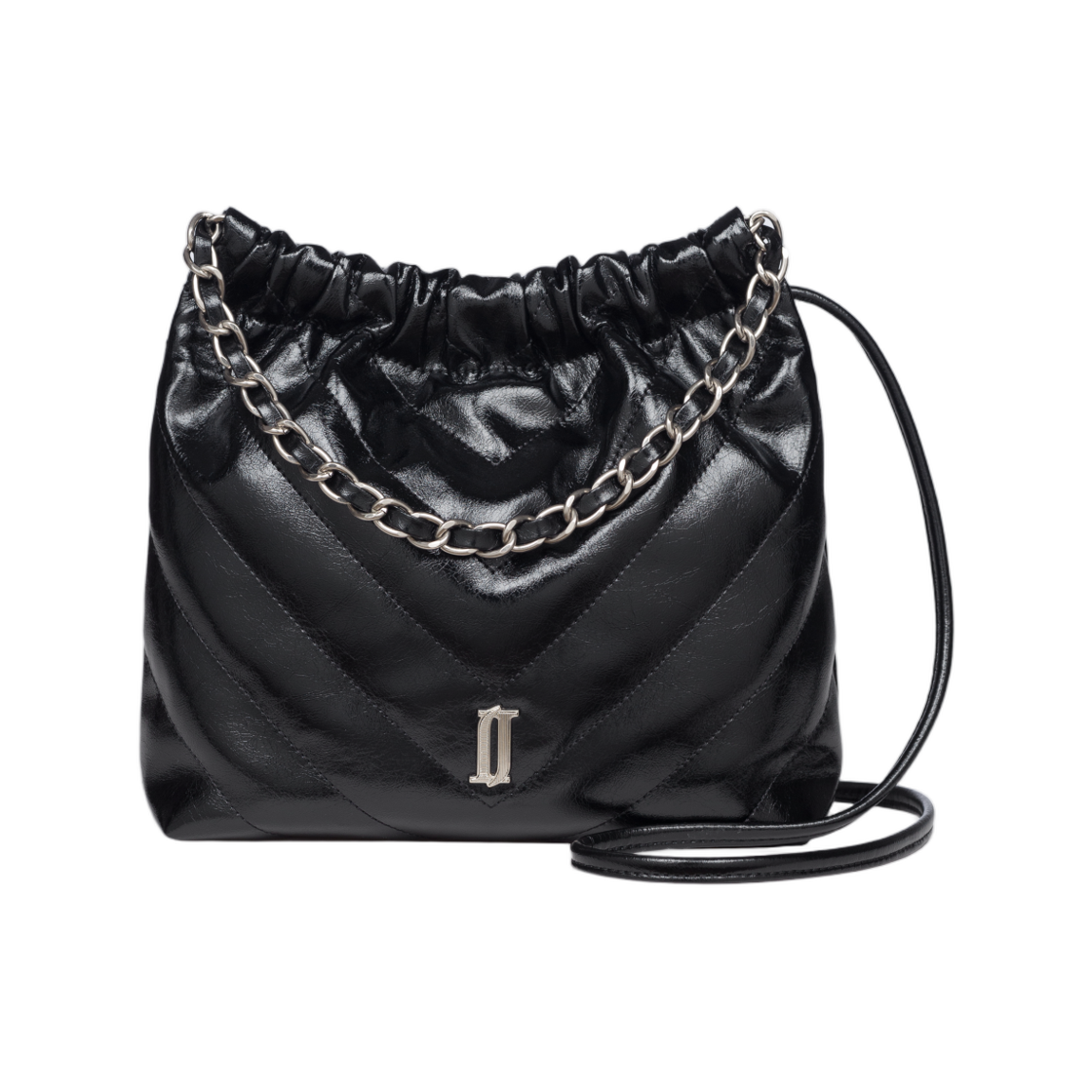 제이에스티나 일리 스몰 숏 체인 크로스백 블랙(J.Estina Illy Small Short Chain Cross Bag Black)